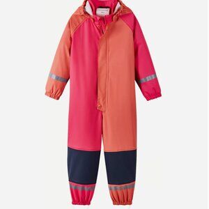 Like New Reima Roiske Rain Suit Overall Coverall 92 2T 3T